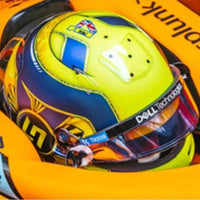 McLaren - Lando Norris - 2022 - 1:5 Scale Resin Model Helmet