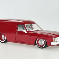 1975 HJ Holden Panelvan "Slammed" LS6 Twin Turbo - Wine Berry- 1:24 Scale Diecast - DDA Collectibles