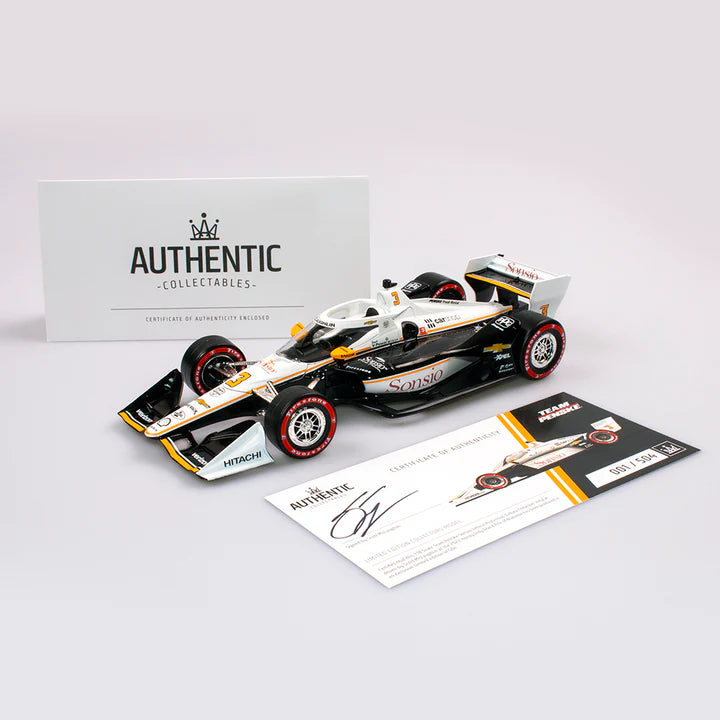 *PRE-ORDER* 1:18 Team Penske #3 Sonsio Dallara Chevrolet IndyCar - 2022 Indy Grand Prix of Alabama - Driver: Scott McLaughlin (Signature Edition)