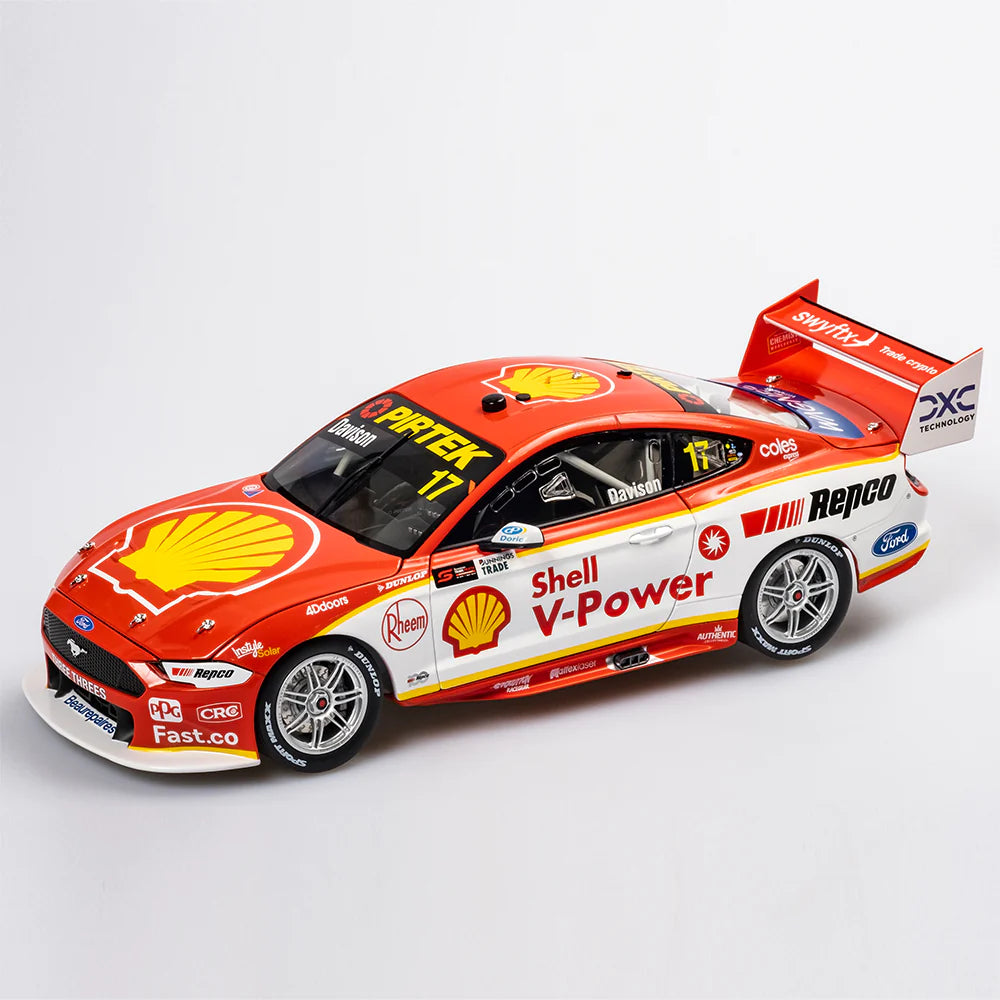 Shell V-Power Racing Team #17 Ford Mustang GT - 2022 Perth SuperNight Race 11 Winner - Will Davison - 1:18 Scale Diecast Model - Authentic Collectables RRP $250 NOW $200