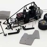 WINGED SPRINT CAR MODEL KIT - PRIMER - 1:18 SCALE