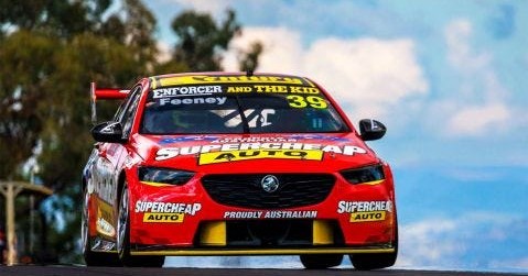 HOLDEN ZB COMMODORE - TRIPLE EIGHT RACE ENGINEERING SUPERCHEAP AUTO - FEENEY/INGALL #39 - REPCO Bathurst 1000 WILDCARD - 1:18 Scale Diecast Model Car - Biante - RRP $275 NOW $235