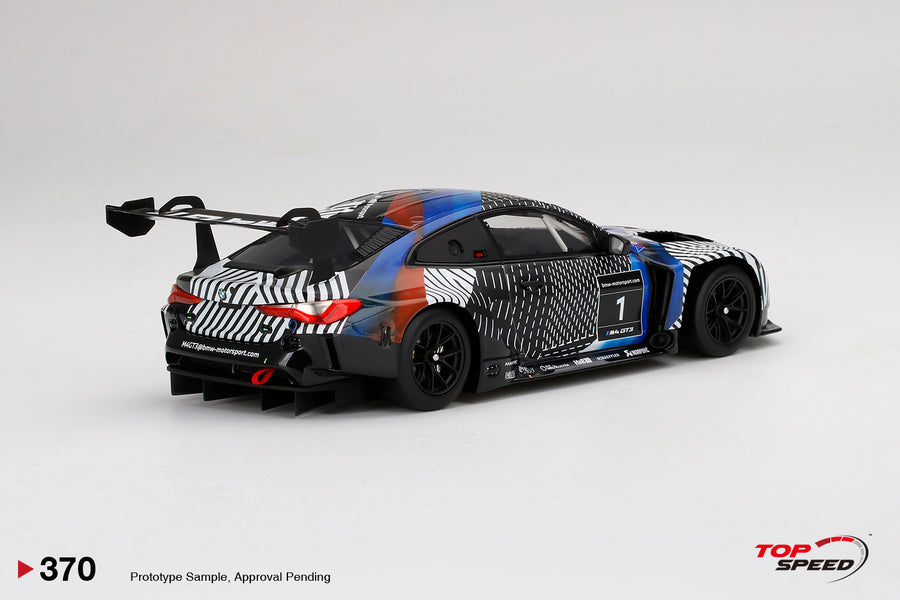 BMW M4 GT3 Test Car ver 1 1:18 Resin Diecast