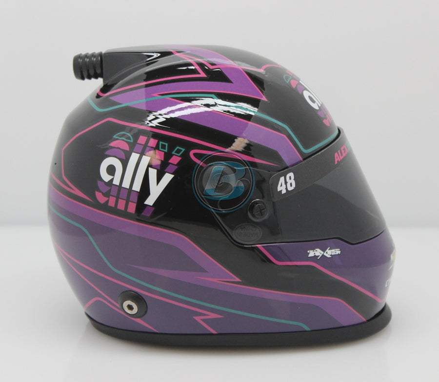 Alex Bowman 2021 Ally MINI Replica Helmet - 1:2 Scale