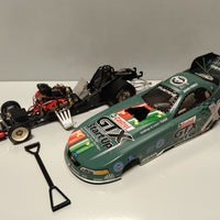 John Force 2004 Castrol GTX Start Up Ford Mustang Funny Car 1:24 Diecast