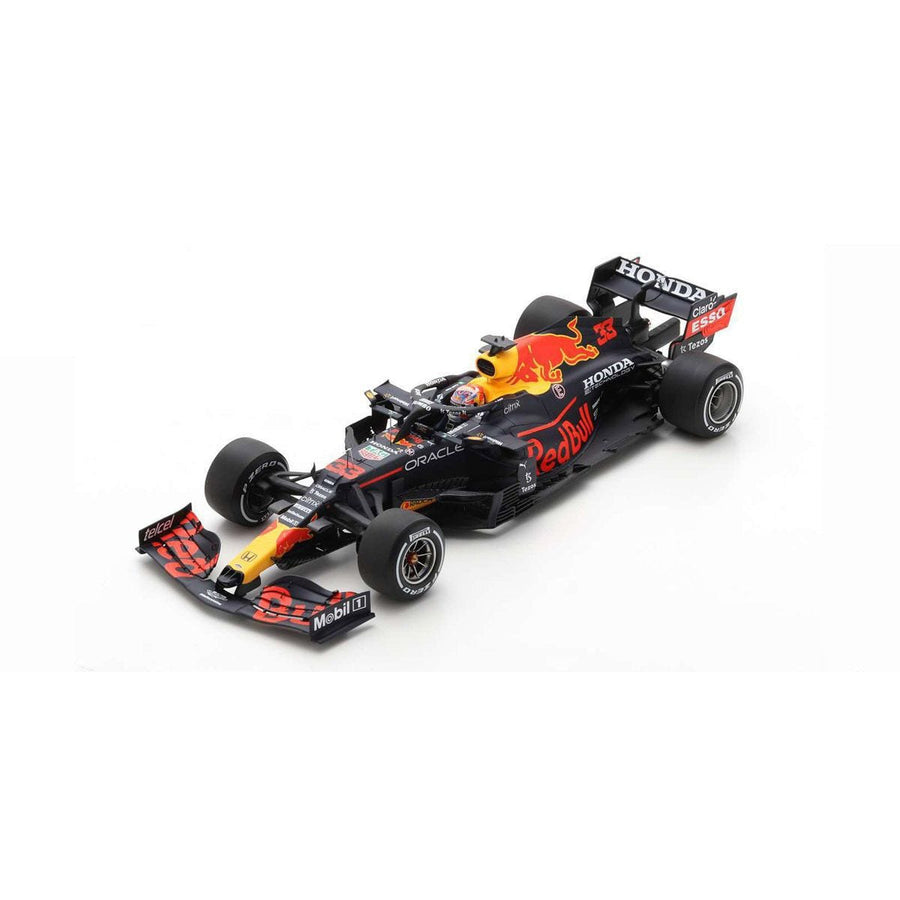 Red Bull Racing Honda RB16B No.33 Red Bull Racing - Winner Dutch GP 2021 - Max Verstappen. With Acrylic Cover. Limited 321 - 1:12 Scale Resin Model Car