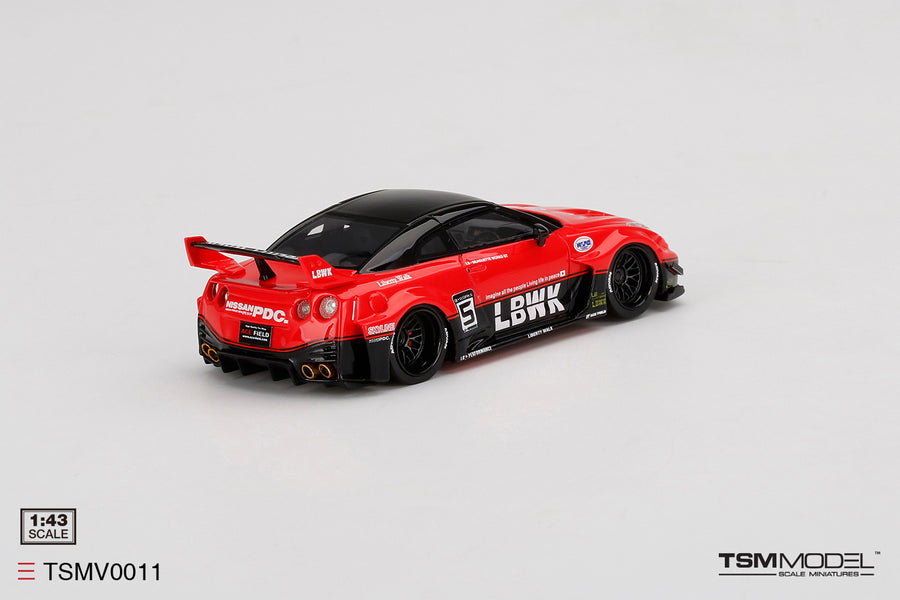 *PRE-ORDER* LB-Silhouette WORKS GT NISSAN 35GT-RR Ver.1 Red/Black 1:43 Model Car