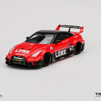 *PRE-ORDER* LB-Silhouette WORKS GT NISSAN 35GT-RR Ver.1 Red/Black 1:43 Model Car